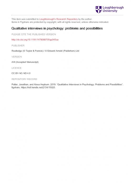 picture1_Group Therapy Pdf 88000 | Potter Hepburn   Qualitative Interviews In Psychology Qrip 2005