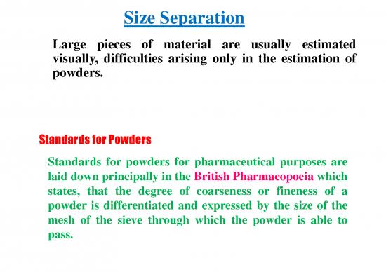 picture1_Size Separation Pdf 87936 | Presentation In Dosage Form Design 3
