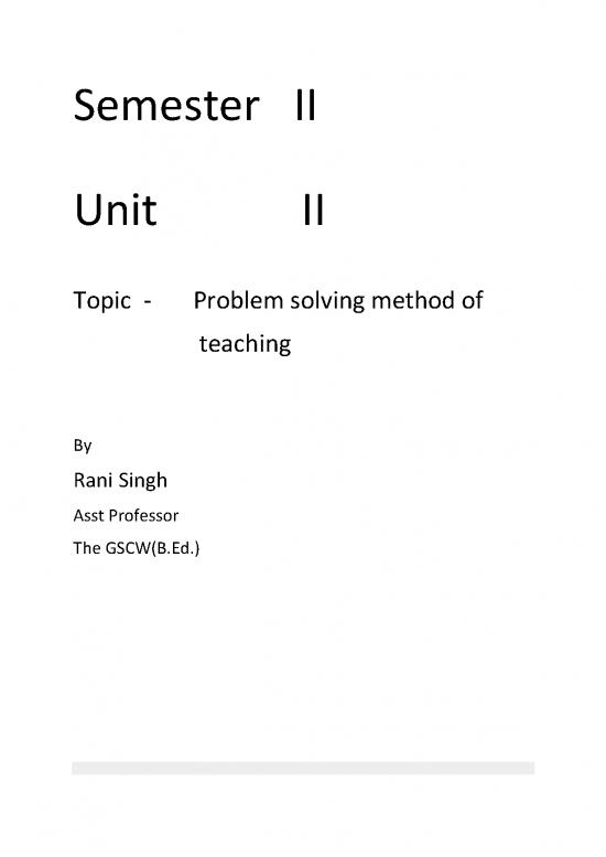 picture Problem Solving Method Pdf 88299 | Problem Solving Method (1)