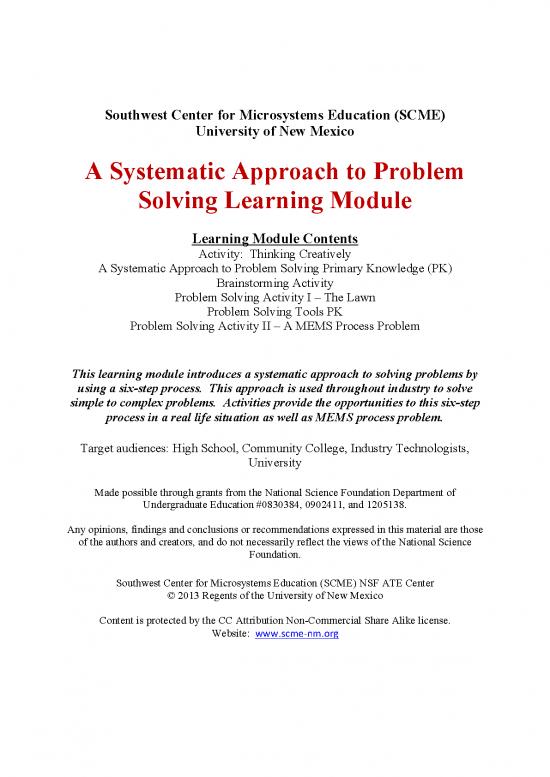 picture1_Brainstorming Examples Pdf 88859 | Problemsolving  P1 Pk Pg