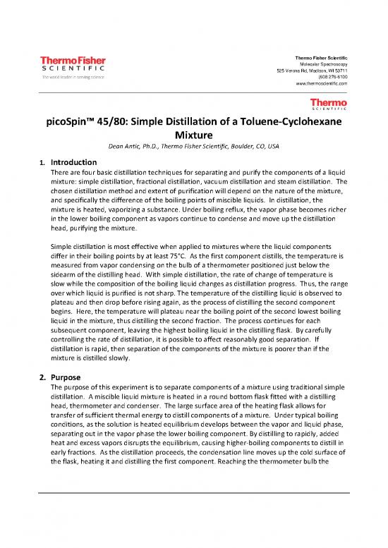 picture_Scientific Method Pdf 87280 | Ps45 Ps80 Simple Distillation Of Cyclohexane And Toluene