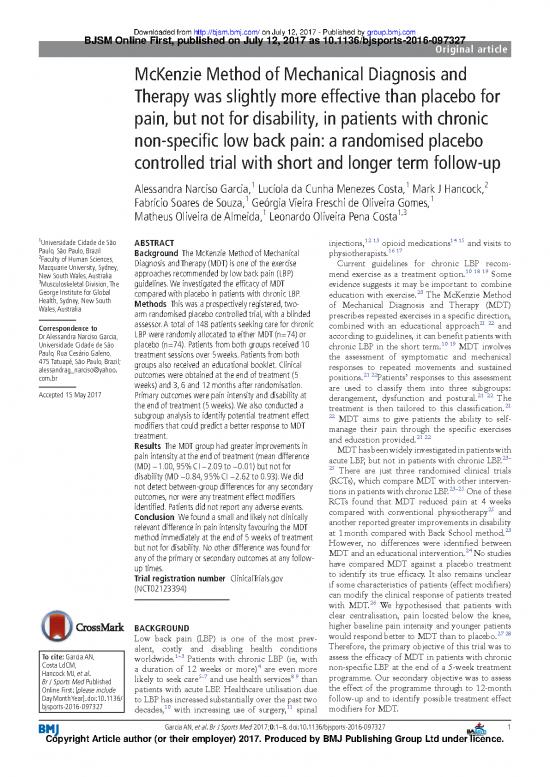 picture_Mckenzie Method Pdf 87737 | Rct Mdt Versus Placebo Bjsm Copy