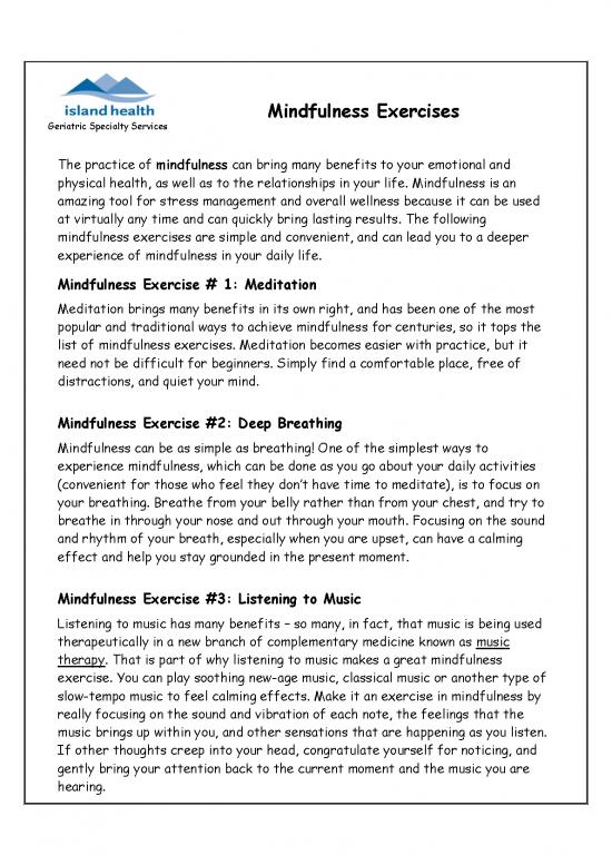 picture_Mindfulness Exercises Pdf 86806 | Seniors Mindfulness Exercises