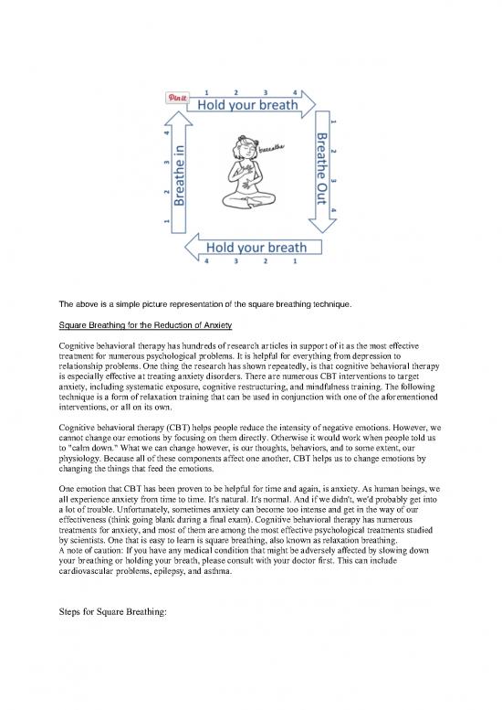 picture Cognitive Restructuring Pdf 88332 | Square Breathing Technique