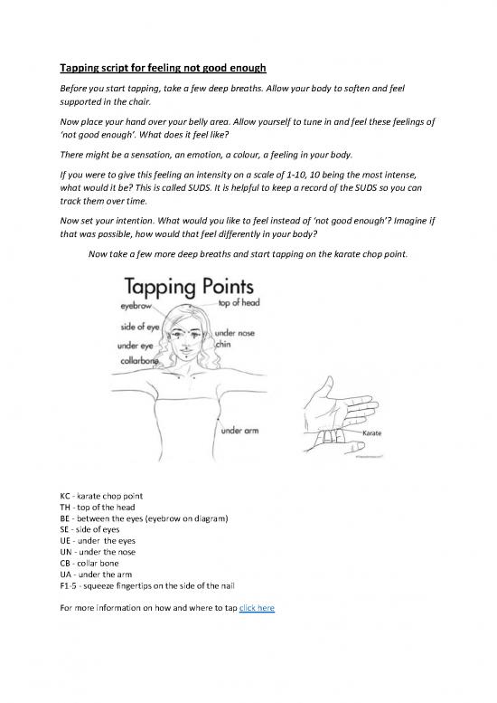 picture1_Colour Therapy Pdf 88699 | Tapping Script For Feeling Not Good Enough