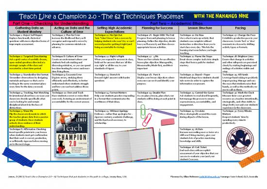 picture1_Report Pdf 88130 | Teach Like A Champion 0 Placemat With The Nanango Nine