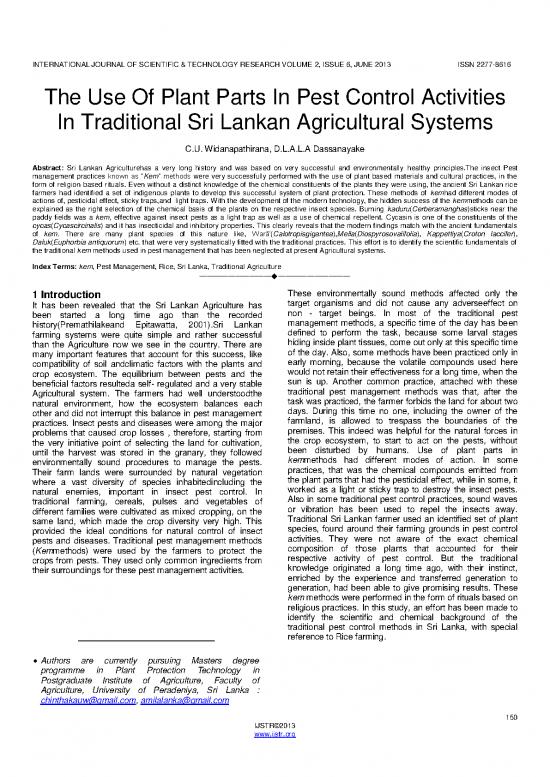 picture_Technology Development Pdf 86777 | The Use Of Plant Parts In Pest Control Activities In Traditional Sri Lankan Agricultural Systems