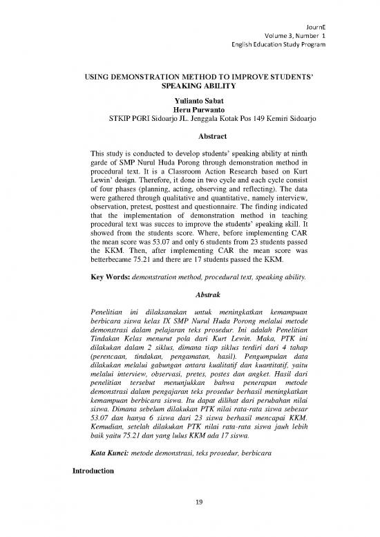 picture Interview Method Pdf 87780 | Using Demonstration Method To Improve Students&rsquo; Speaking Ability