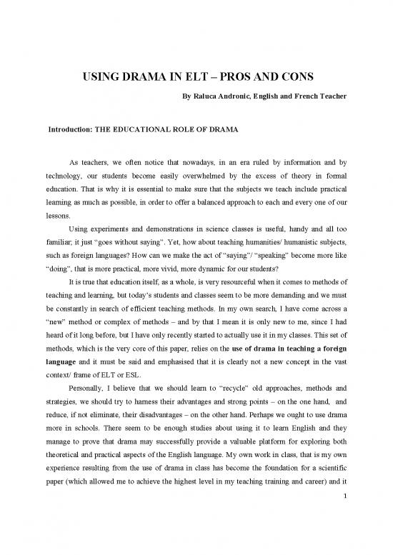 picture1_Online Teaching Methods Pdf 89141 | Using Drama In Elt &ndash; Pros And Cons