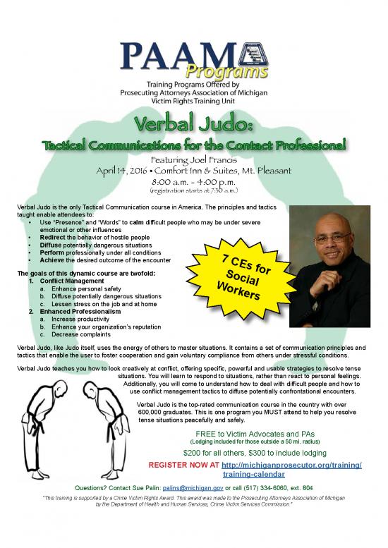picture Verbal Judo Pdf 87019 | Verbaljudoflyer