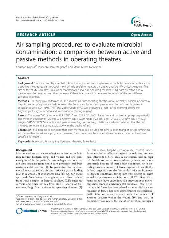picture Air Sampling Methods Pdf 91130 | 1471 2458 12 594