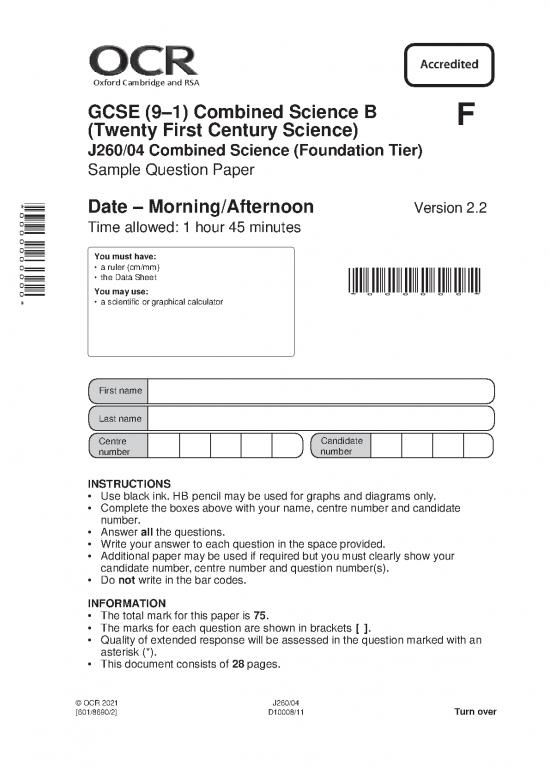 picture1_234664 Unit J260 04 Combined Science Foundation Tier Paper 4 Sample Assessment Material