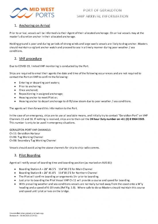 picture Anchoring Procedure Pdf 90203 | 23   Ship Arrival Informatio