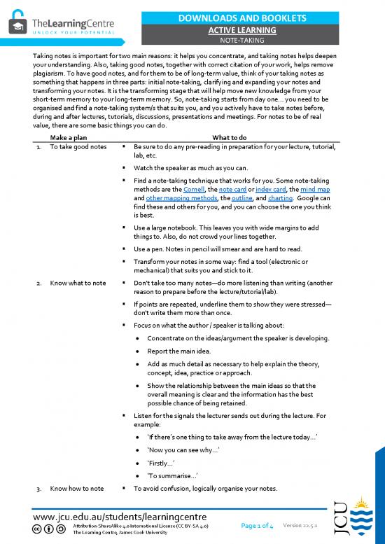 picture_Learning Pdf 90016 | Active Learning Note Taking 1