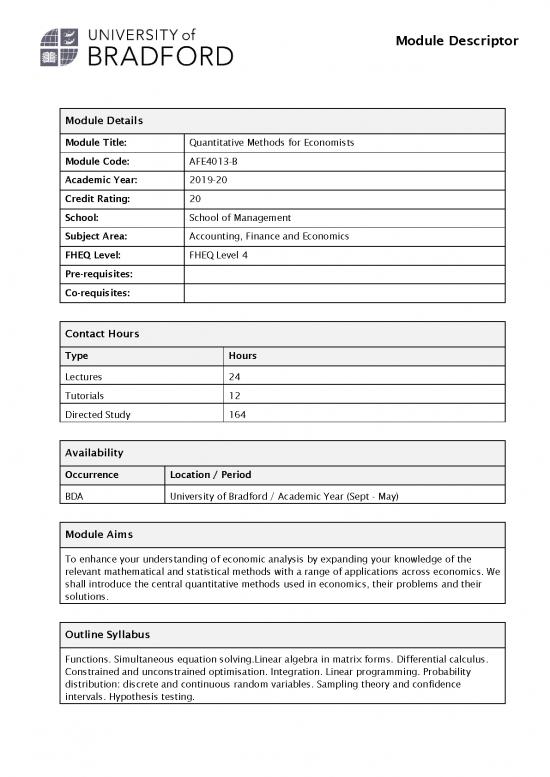 picture Thermal Analysis Pdf 89407 | Afe4013 B Quantitativemethodsforeconomists201920 Md