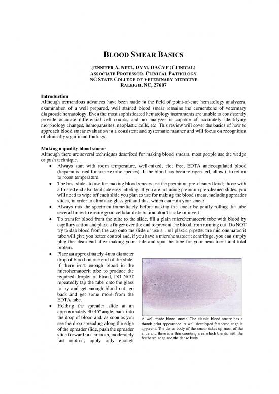 picture1_Medicine Pdf 90767 | Blood Smear Basics 2016