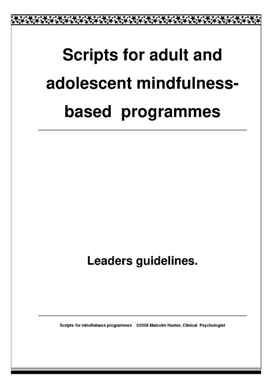 picture_Mindfulness Scripts For Therapists Pdf 91707 | C5 M3 Ar Scripts For Meditations Just Mh 2008 Guidelines Adult And Adolescent