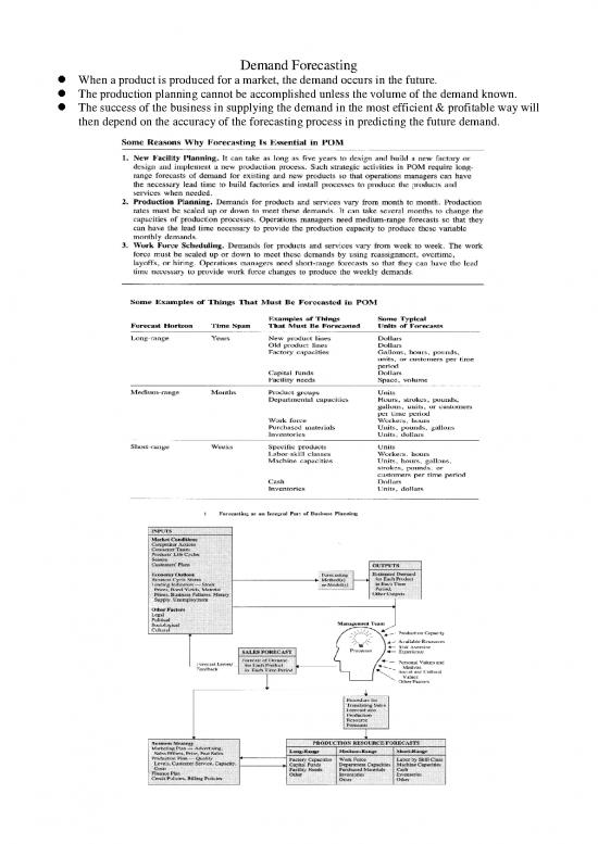picture Quantitative Forecasting Methods Pdf 90177 | Chapter Demnand Forecasting