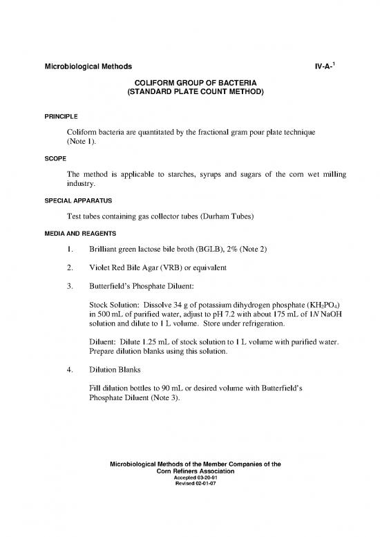 picture1_Pour Plate Method Pdf 90753 | Coliform Group Of Bacteria Standard Plate Count Method