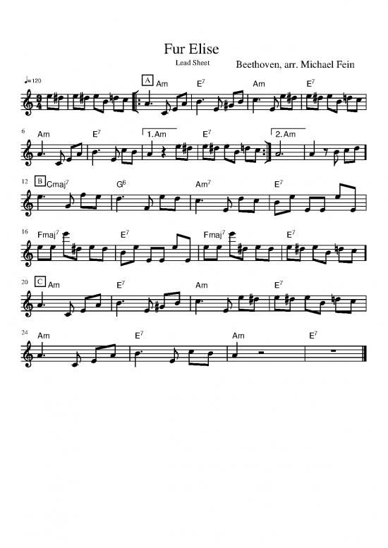 picture1_Fur Elise Pdf 90955 | Fur Elise