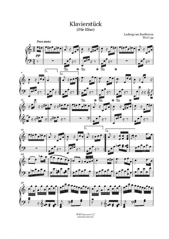 picture_Fur Elise Pdf 90610 | Fur Elise Sheet Music