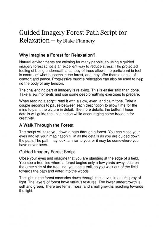 picture_Progressive Muscle Relaxation Script Pdf 91045 | Guided Imagery Forest Path Script For Relaxation May 24 2020