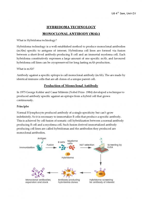 picture_Hybridoma Technology Pdf 90467 | Hybridoma Technology & Monoclonal Antibody