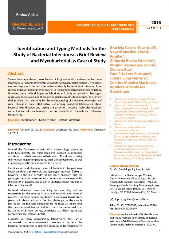 picture_Bacterial Identification Methods Pdf 91714 | Identification And Typing Methods For Thestudy Of Bacterial Infections A Brief Reviewand Mycobacterial As Case Of Study