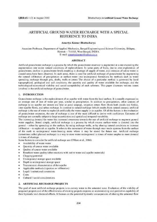 picture_Methods Of Artificial Recharge Of Groundwater Pdf 89307 | Ijrras 4 2 12