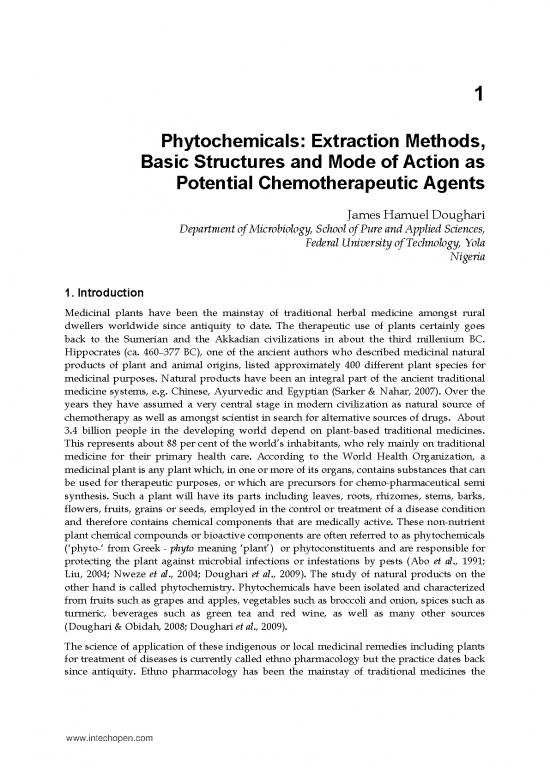 picture Herbal Extraction Methods Pdf 90680 | Intech Phytochemicals Extraction Methods Basic Structures And Mode Of Action As Potential Chemotherapeutic Agents