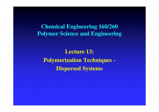 picture_Bulk Polymerization Example 91670 | Lecture13