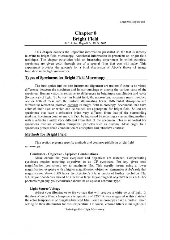 picture_Light Microscopy Pdf 90182 | Lm Ch 8 Bright Field