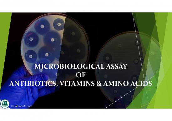 picture_Microbiological Assay Of Antibiotics Vitamins Amino Acids