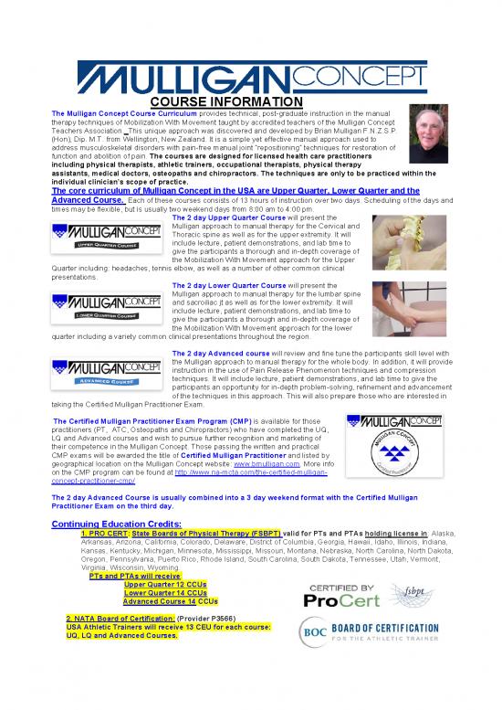 picture_Mulligan Concept Pdf 91282 | Mulligan Course Hosting Information 2020