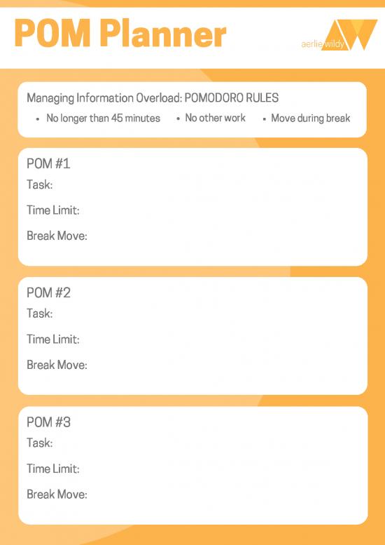 picture_Pomodoro Pdf 89249 | Pom Planner