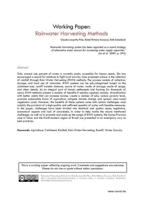 picture_Rain Water Harvesting Methods Pdf 90486 | Rainwater Harvesting Methods Working Paper
