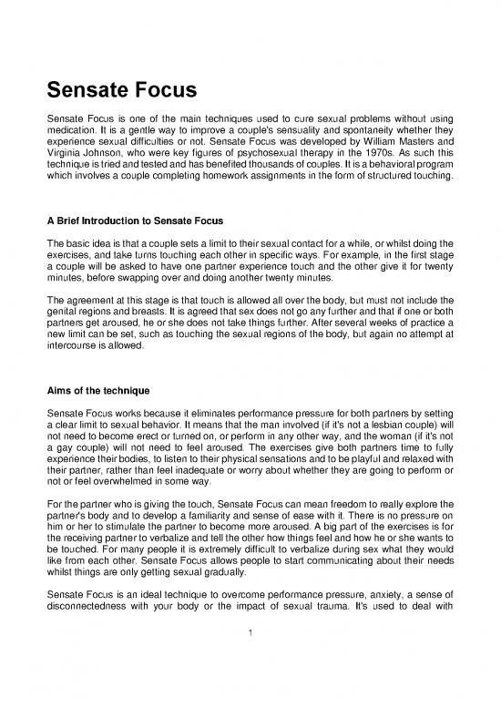picture_Sensate Focus Pdf 90449 | Sensate Focus Handout 9 3 14