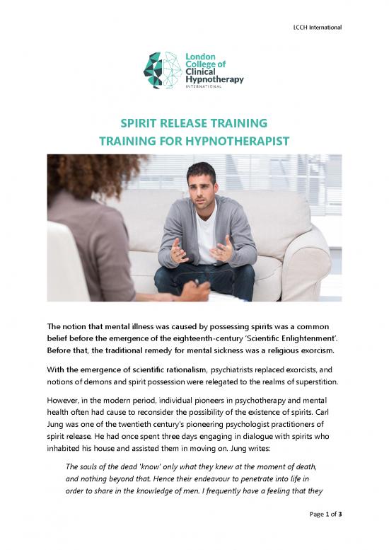 picture1_Psychotherapy Pdf 91116 | Spirit Release Therapy