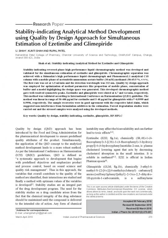 picture Analytical Method Development Pdf 89931 | Stabilityindicating Analytical Method Development Using Quality By Design Approach For Simultaneous Estimation Of Ezetim