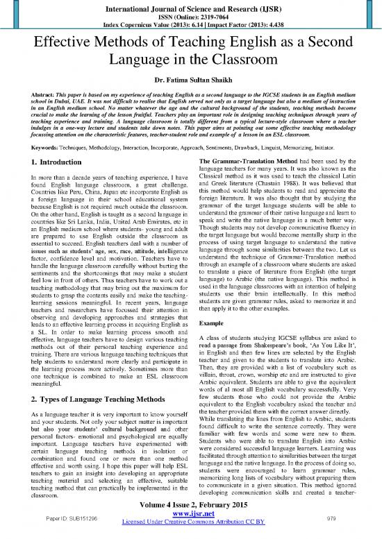 picture1_Second Language Teaching Methods Pdf 89938 | Sub151296