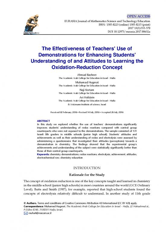 picture1_Journal Pdf 89663 | The Effectiveness Of Teachers Use Of Demonstrations For Enhancing Students Understanding Of And 4679
