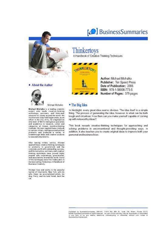 picture_Thought Field Therapy Pdf 89532 | Thinkertoys Michael Michalko Business Summaries