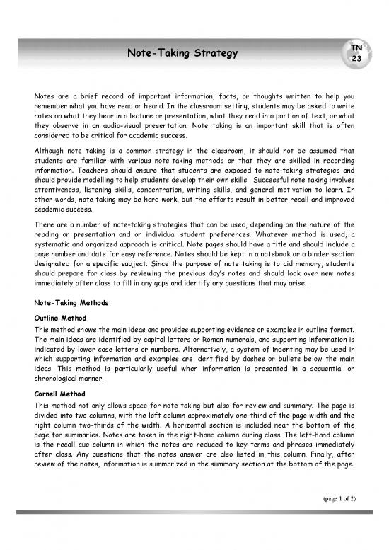 picture_Note Taking Methods Pdf 89644 | Tn 23 Item Download 2022-09-15 19-11-13