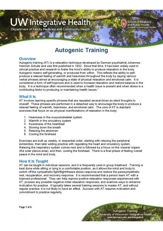 picture_Autogenic Training Pdf 89736 | Tool Autogenic Training