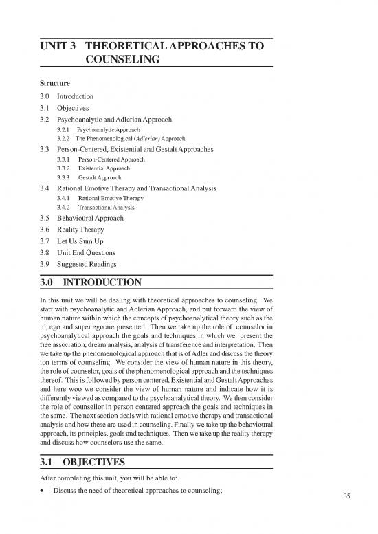 picture1_Theories Of Counseling Pdf 90856 | Unit 3