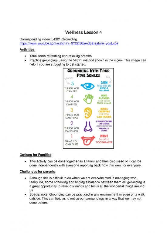picture 54321 Grounding Pdf 90100 | Wellness Lesson 4