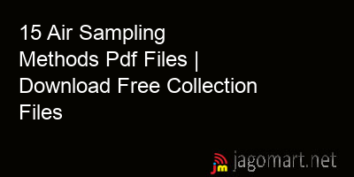 picture 15 Air Sampling Methods Pdf Files | Download Free Collection Files