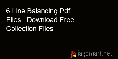 picture 6 Line Balancing Pdf Files | Download Free Collection Files