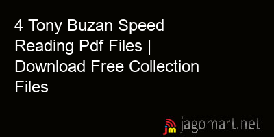 picture 4 Tony Buzan Speed Reading Pdf Files | Download Free Collection Files