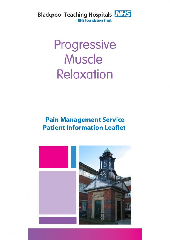 picture_Jacobson Progressive Muscle Relaxation Pdf 91773 | 00006891 Progressive Muscle Relaxation